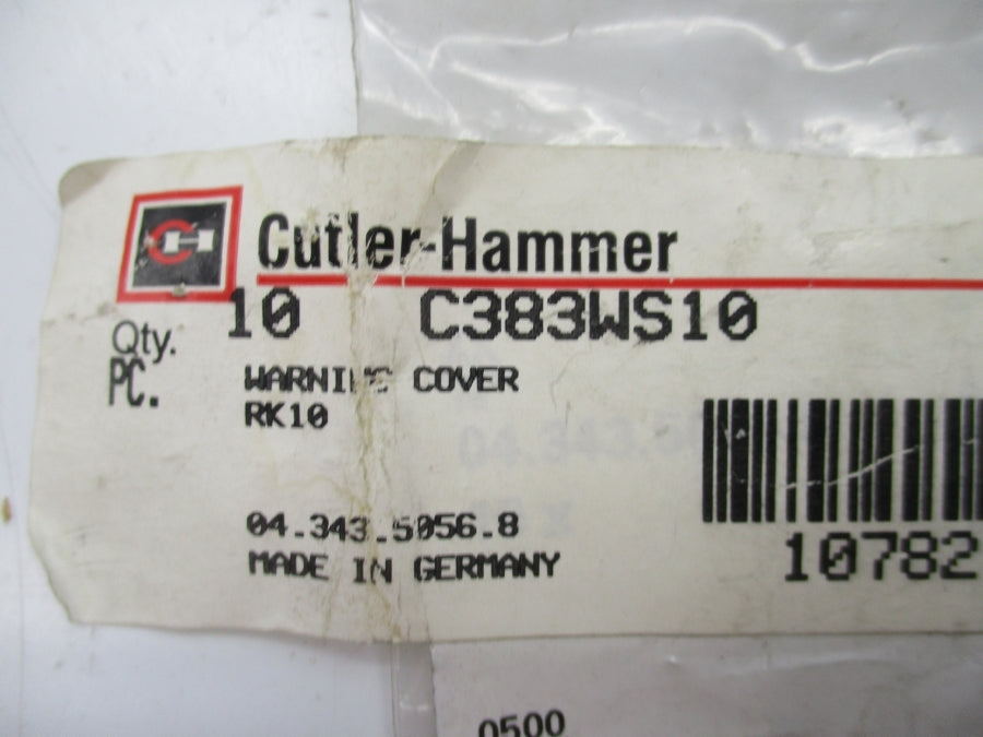 CUTLER-HAMMER C383WS10 (PKG OF 10) NSMP