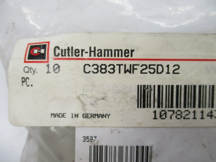 CUTLER-HAMMER C383TWF25D12 (PKG OF 10) NSMP