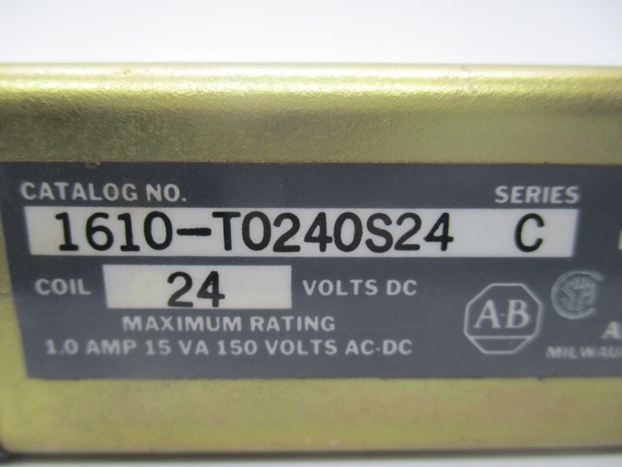 ALLEN BRADLEY 1610-T0240S24 SER. C 24VDC 1.0A  NSNP