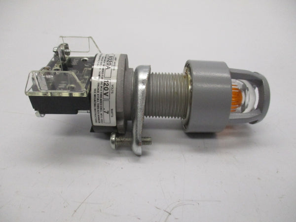 ALLEN BRADLEY 800H-QPH10A SER. C 120VAC/DC NSNP