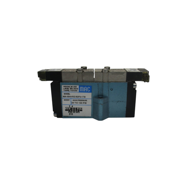 MAC 83A-BA6-RE-RDF0-1TB 20-120PSI 24VDC NSNP