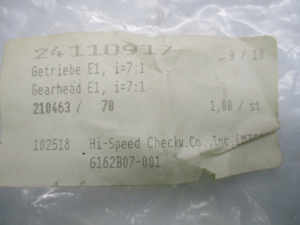 GEARHEAD 24110917 UNMP
