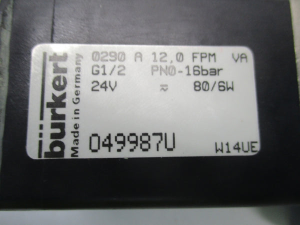 BURKERT 049987U 24V UNMP