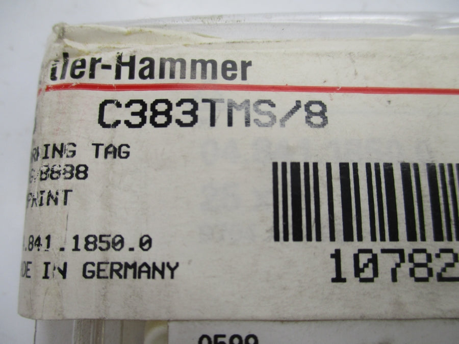 CUTLER HAMMER C383TMS/8 (PKG OF 25) NSMP