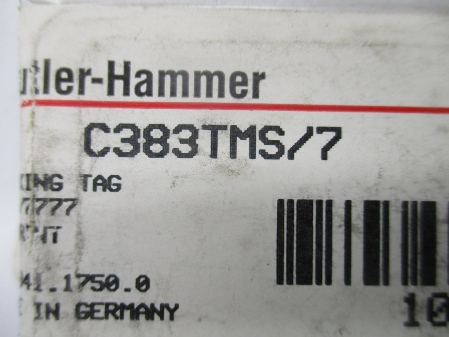 CUTLER HAMMER C383TMS/7 (PKG OF 25) NSMP