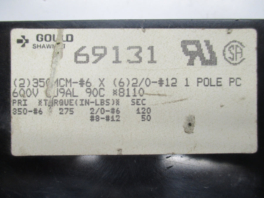 GOULD SHAWMUT 69131 UNMP
