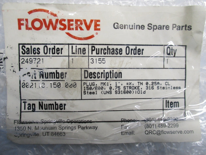 FLOWSERVE 002118.150.000 NSMP