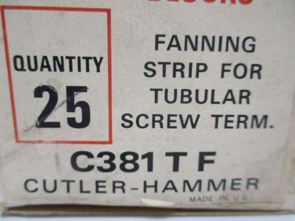 CUTLER HAMMER C381TF (PKG OF 25) NSMP