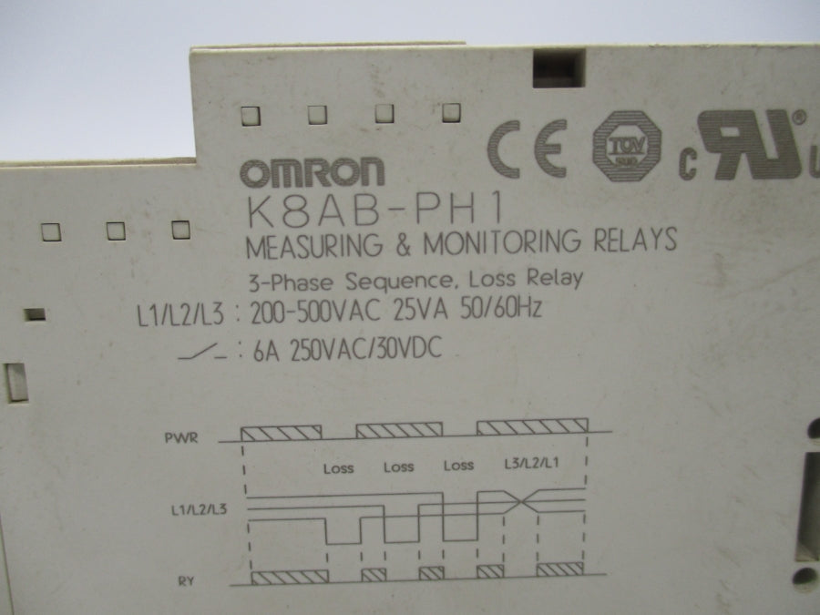 OMRON K8AB-PH1 200-500VAC 6A NSNP