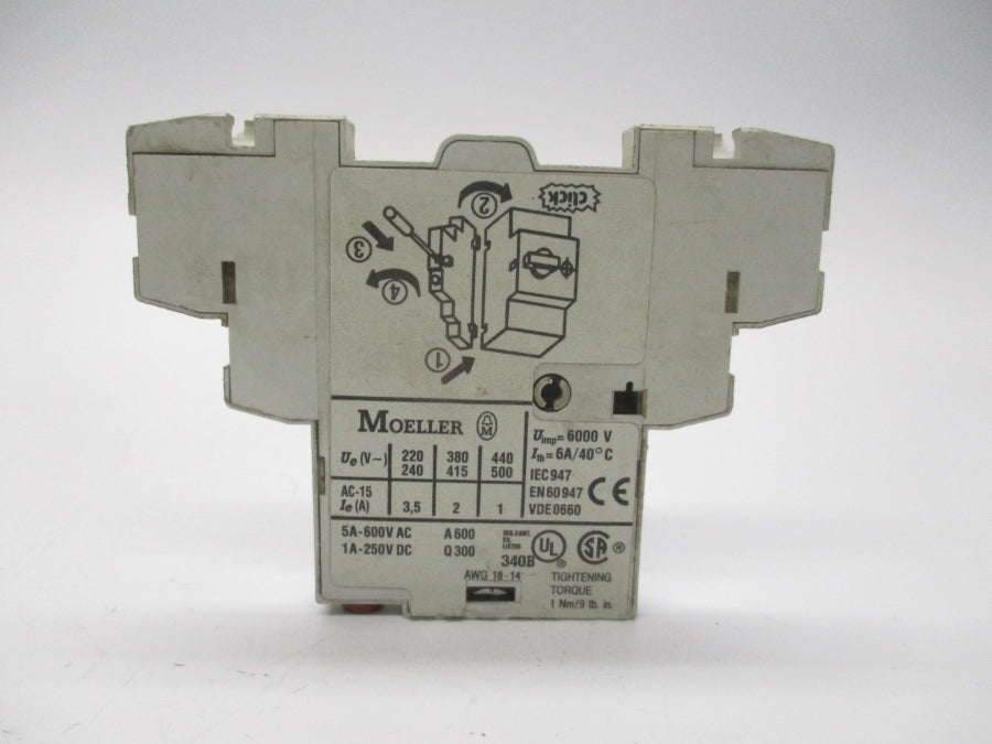 KLOCKNER MOELLER AGM2-10-PKZ0 600VAC 5A UNMP