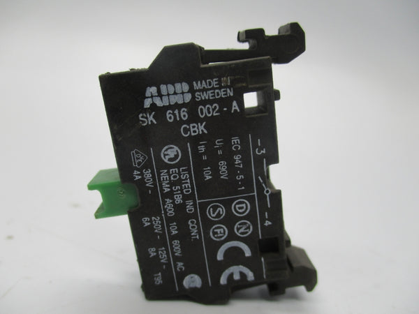 ABB SK616002-A 600VAC 10A UNMP