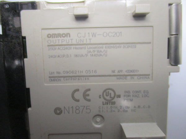 OMRON CJ1W-OC201 250VAC 2A NSNP