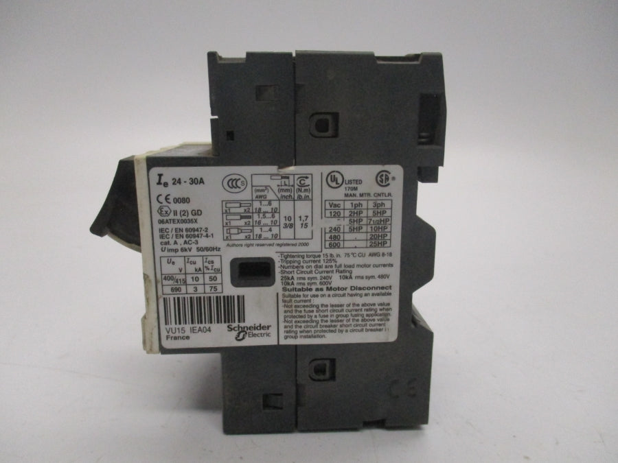 TELEMECANIQUE GV2ME32 690V 24-32A UNMP