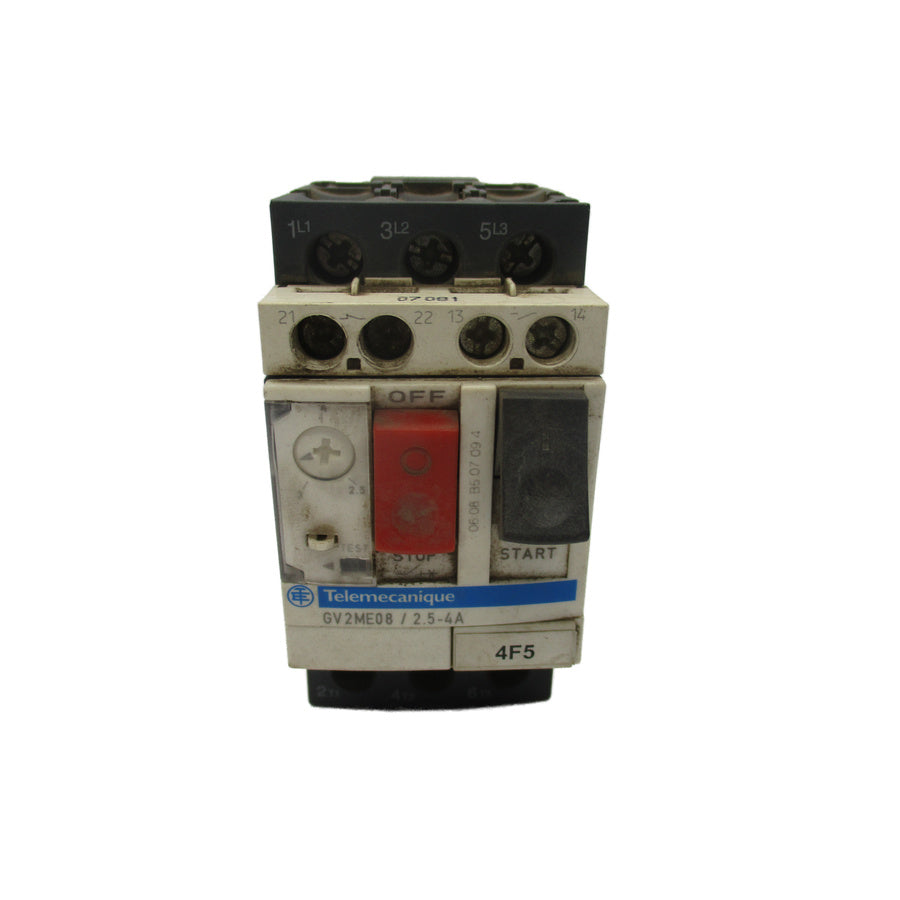 TELEMECANIQUE GV2ME08 600VAC 2.5-4A UNMP