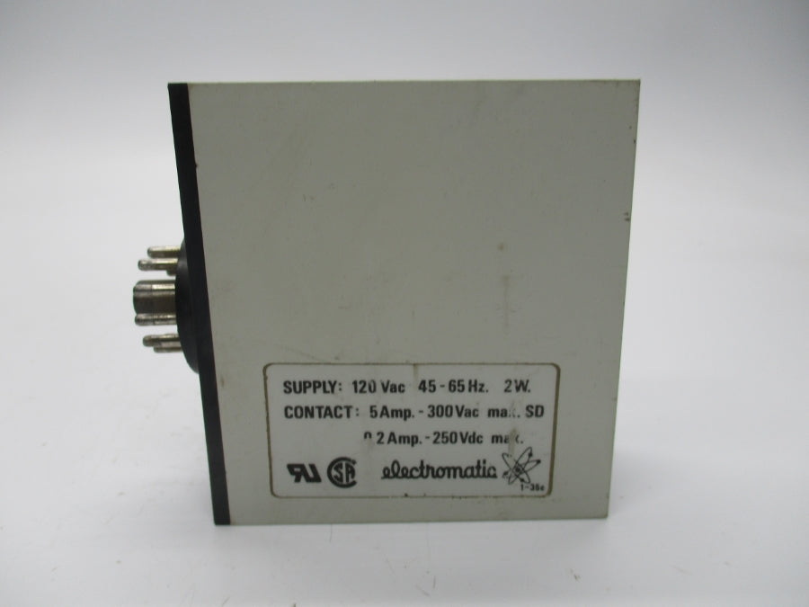 ELECTROMATIC SC2892120 120VAC 5A 1-99MIN UNMP