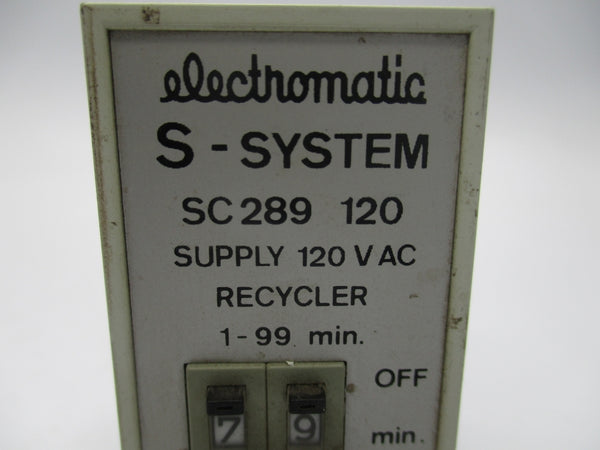 ELECTROMATIC SC2892120 120VAC 5A 1-99MIN UNMP