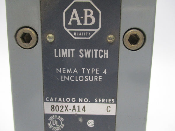 ALLEN BRADLEY 802X-A14 SER. C 120-600VAC 60A UNMP