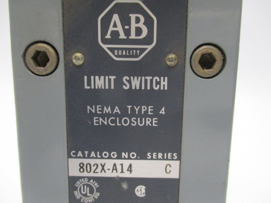 ALLEN BRADLEY 802X-A14 SER. C 120-600VAC 60A UNMP
