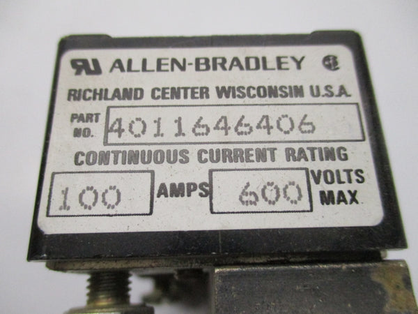 ALLEN BRADLEY 4011646406 600V 100A UNMP