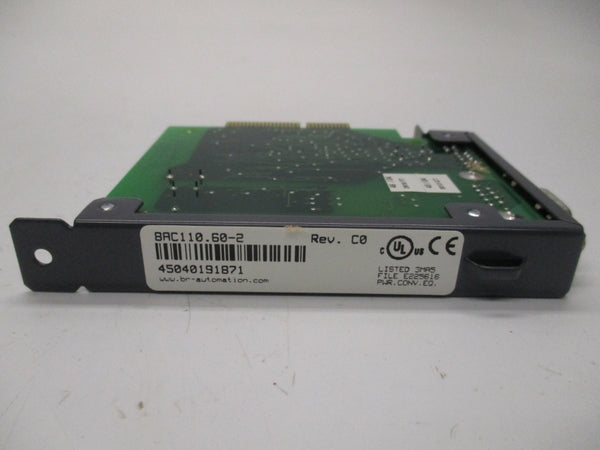 BR AUTOMATION BAC110.60-2 REV. C0 NSMP