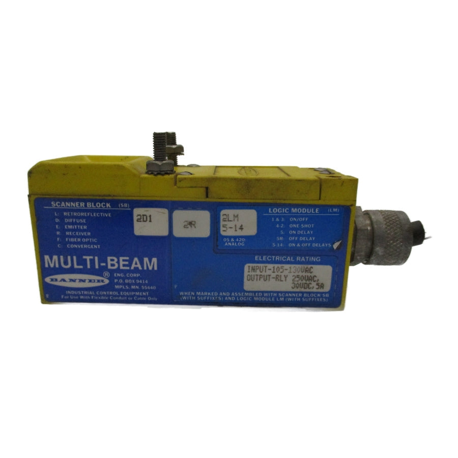 BANNER ENGINEERING SB2D1 105-130VAC 5A UNMP