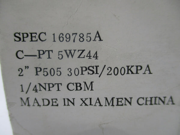 INDUSTRIAL MRO C-PT 5WZ44 30PSI 2" NSMP
