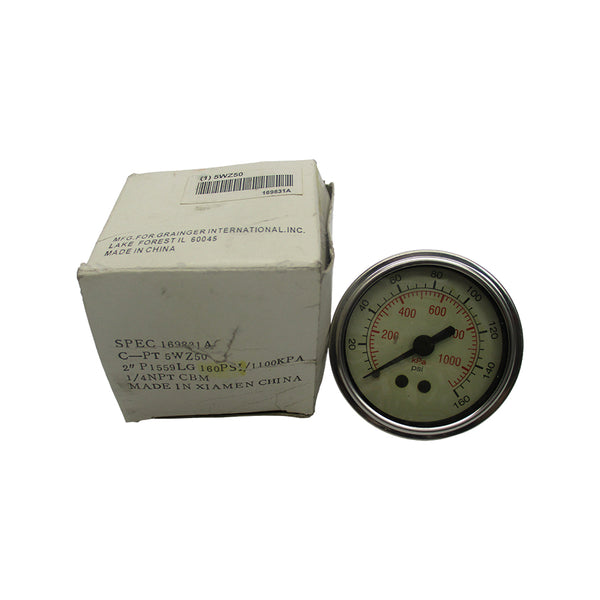 INDUSTRIAL MRO C-PT 5WZ50 0-160PSI  2" NSMP