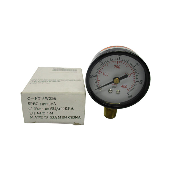 INDUSTRIAL MRO C-PT 5WZ28 0-60PSI 2" NSMP