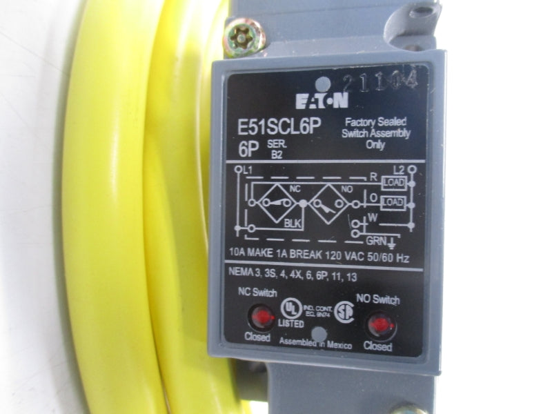 EATON E51SCL6P SER. B2 120VAC 10A NSMP