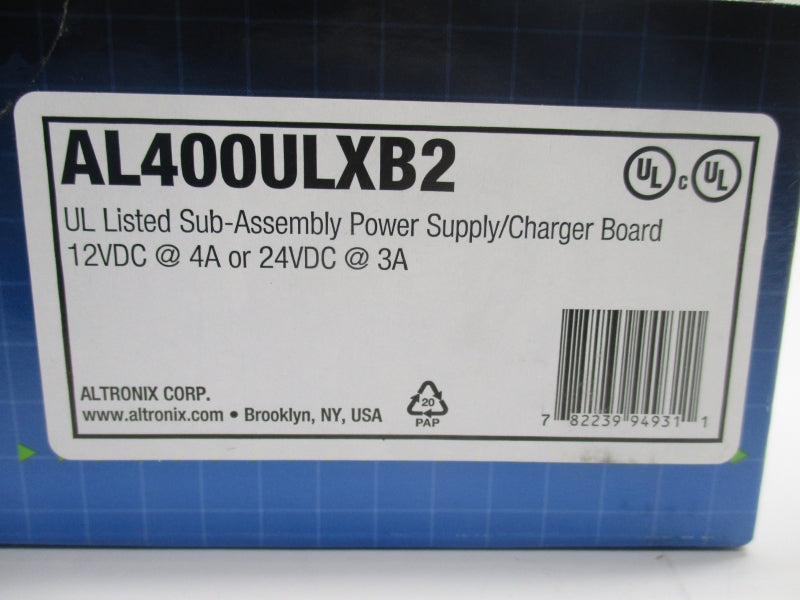 ALTRONIX AL400ULXB2 12-24VDC 3-4A NSMP