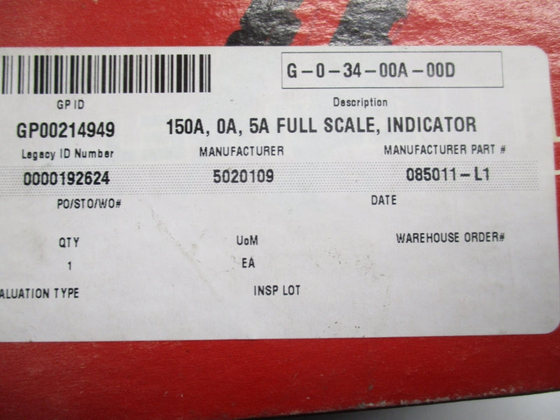 TRIPLET 085011-L1 0-150A NSMP