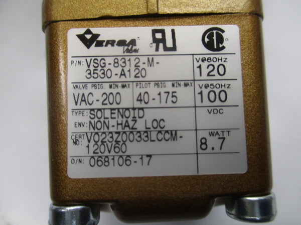 VERSA VSG-8312-M-3530-A120 100/120V 40-175PSI NSMP