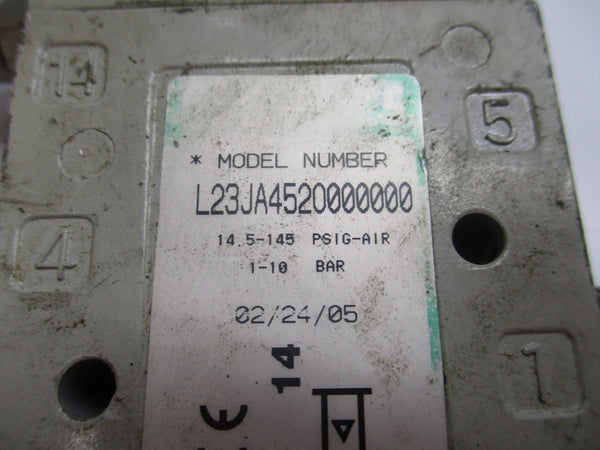 NUMATICS L23JA452O000000 14.5-145PSI UNMP