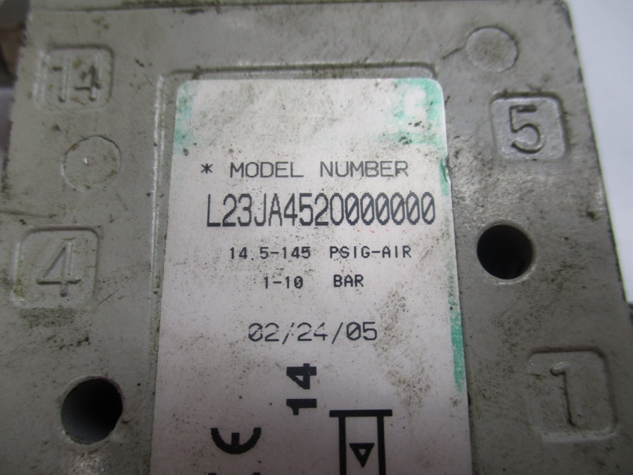 NUMATICS L23JA452O000000 14.5-145PSI UNMP