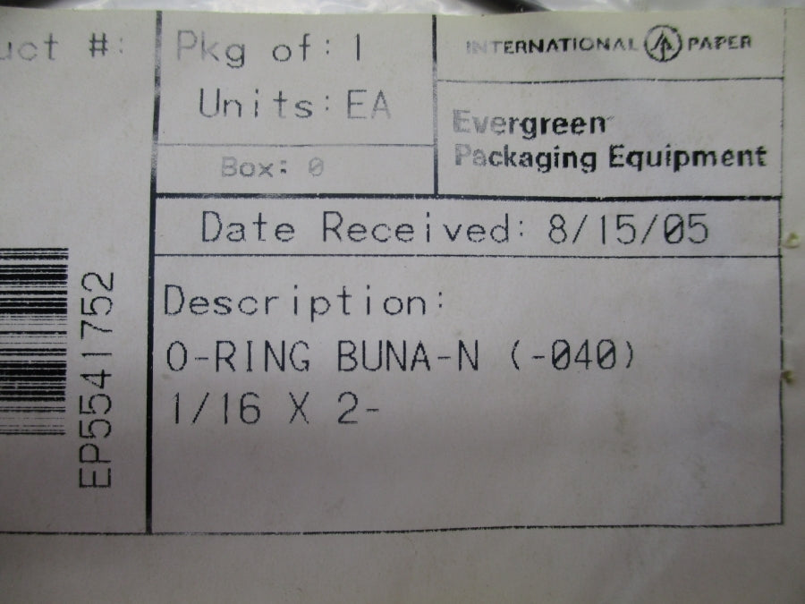EVERGREEN 25541752 NSMP
