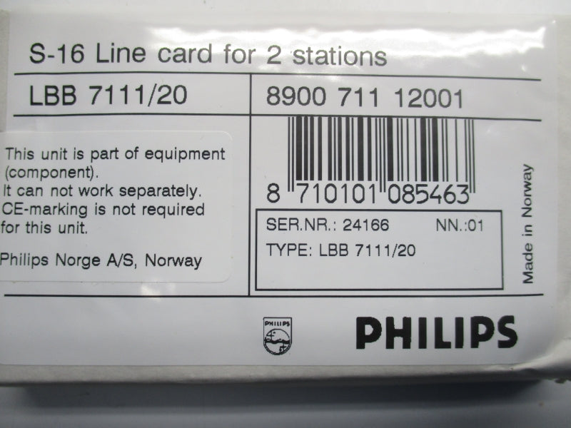 PHILIPS LBB7111/20 8900711 12001 NSMP