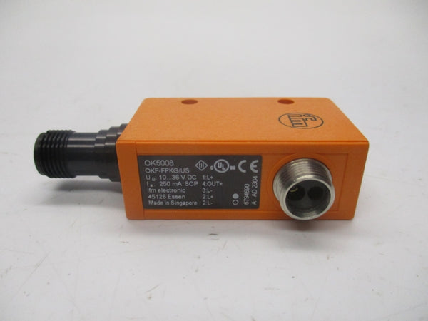 IFM EFECTOR OK5008 OKF-FPKG/US-100-DPF 10-36VDC NSMP