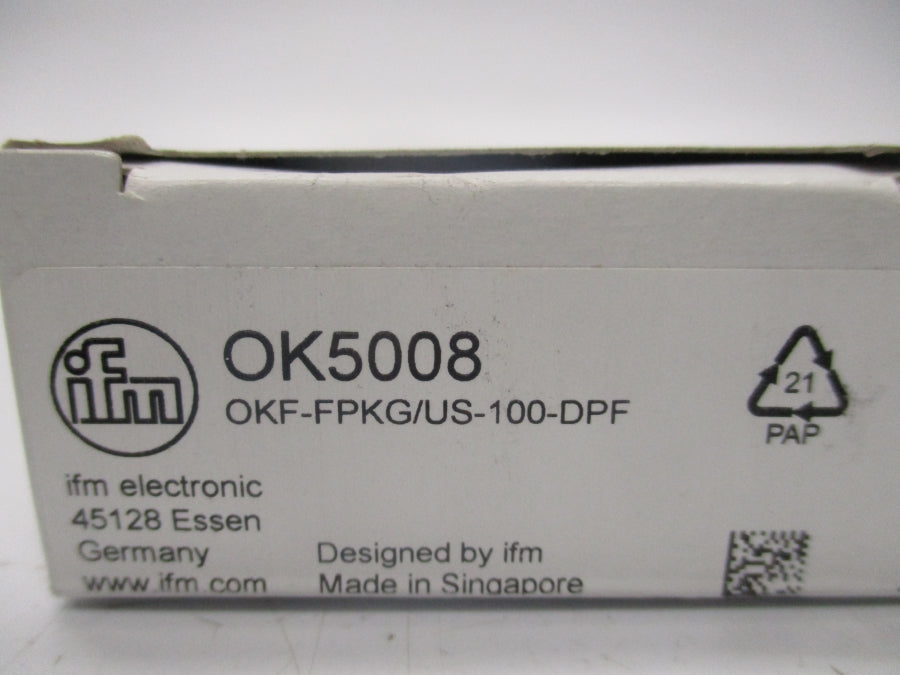 IFM EFECTOR OK5008 OKF-FPKG/US-100-DPF 10-36VDC NSMP