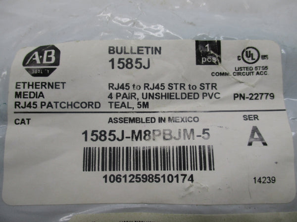 ALLEN BRADLEY 1585J-M8PBJM-5 22779 SER. A 5M NSMP