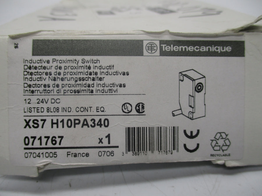 TELEMECANIQUE XS7H10PA340 12-24VDC NSMP