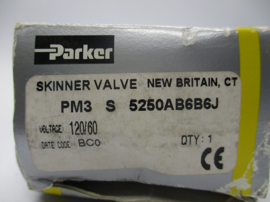 PARKER PM3S5250AB6B6J 120V 80-125PSI 1/16"-3/32" NSMP