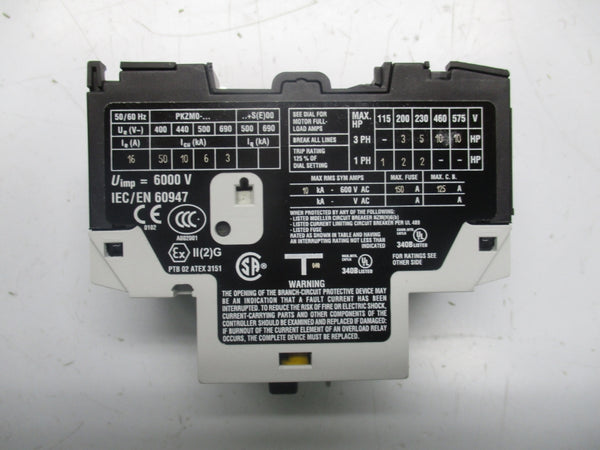KLOCKNER MOELLER PKZM0-16 SER. 03 690V 10-16A  NSMP