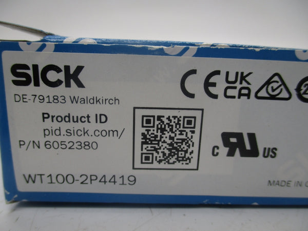 SICK WT100-2P4419 6052380 10-30VDC 0.1A NSMP