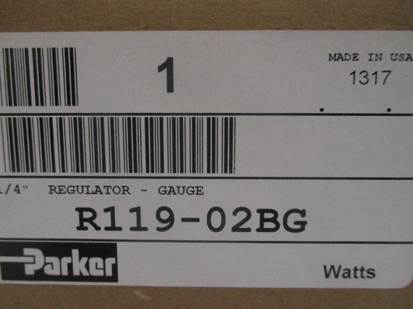 PARKER R119-02BG 300PSI NSMP