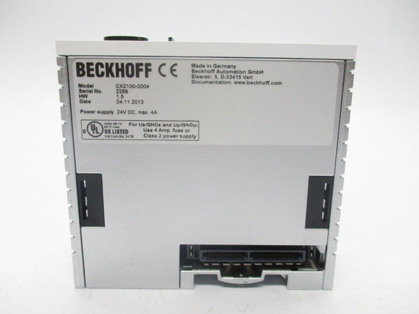 BECKHOFF CX2100-0004 24VDC 4A NSMP