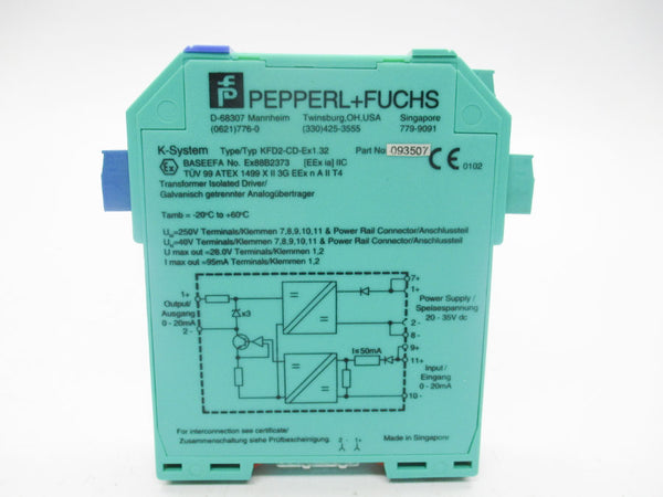 PEPPERL+FUCHS KFD2-CD-EX1.32 20-35VDC NSMP