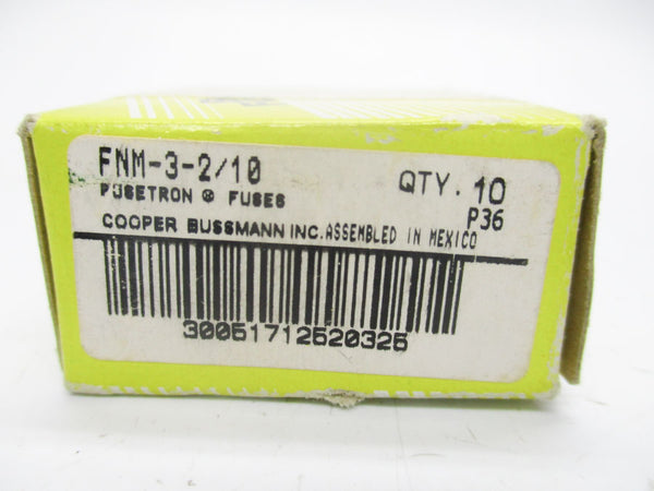 FUSETRON FNM-3-2/10 250VAC (PKG OF 10) NSMP