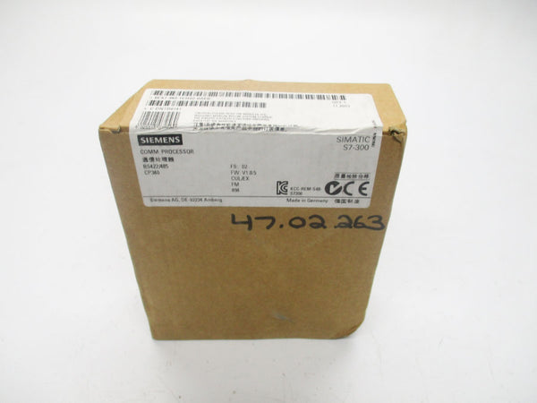 SIEMENS 6ES7340-1CH02-0AE0 F/W V1.0.5 NSFS