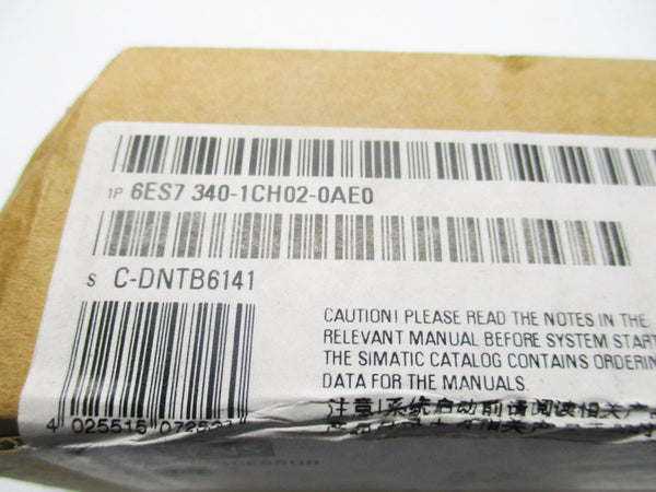 SIEMENS 6ES7340-1CH02-0AE0 F/W V1.0.5 NSFS