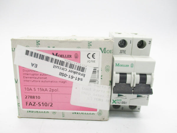 KLOCKNER MOELLER FAZ-S10/2 277VAC 10A NSMP